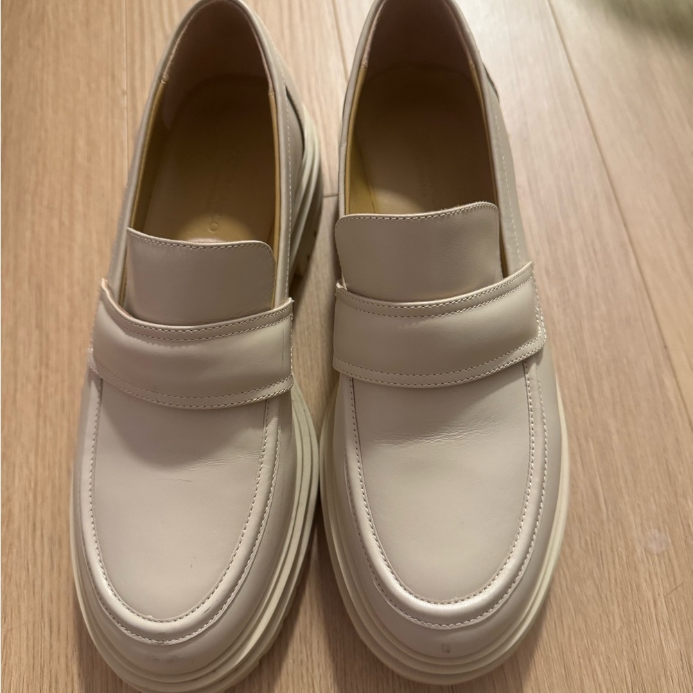 Cream Loafers